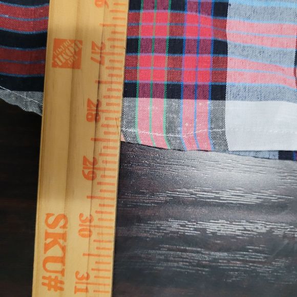 NWT Living Concepts Man Shirt Mens M Plaid Long Sleeve Button Up Academi… - Picture 5 of 10